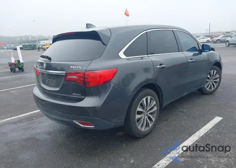 2016 Acura Mdx Technology Acurawatch Plus Packages/Technology Package from USA, damaged, VIN 5FRYD4H46GB006689
